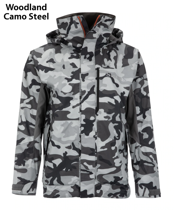 Simms Challenger Jacket Woodland Camo Steel Simms Challenger Jacket Woodland Camo Steel